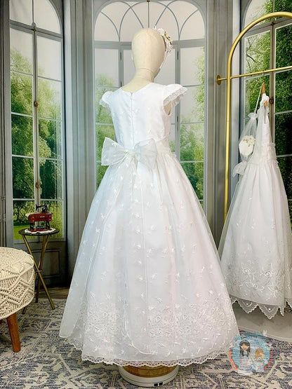 Fatima Celestial First Communion Dress - Rua LauNina's